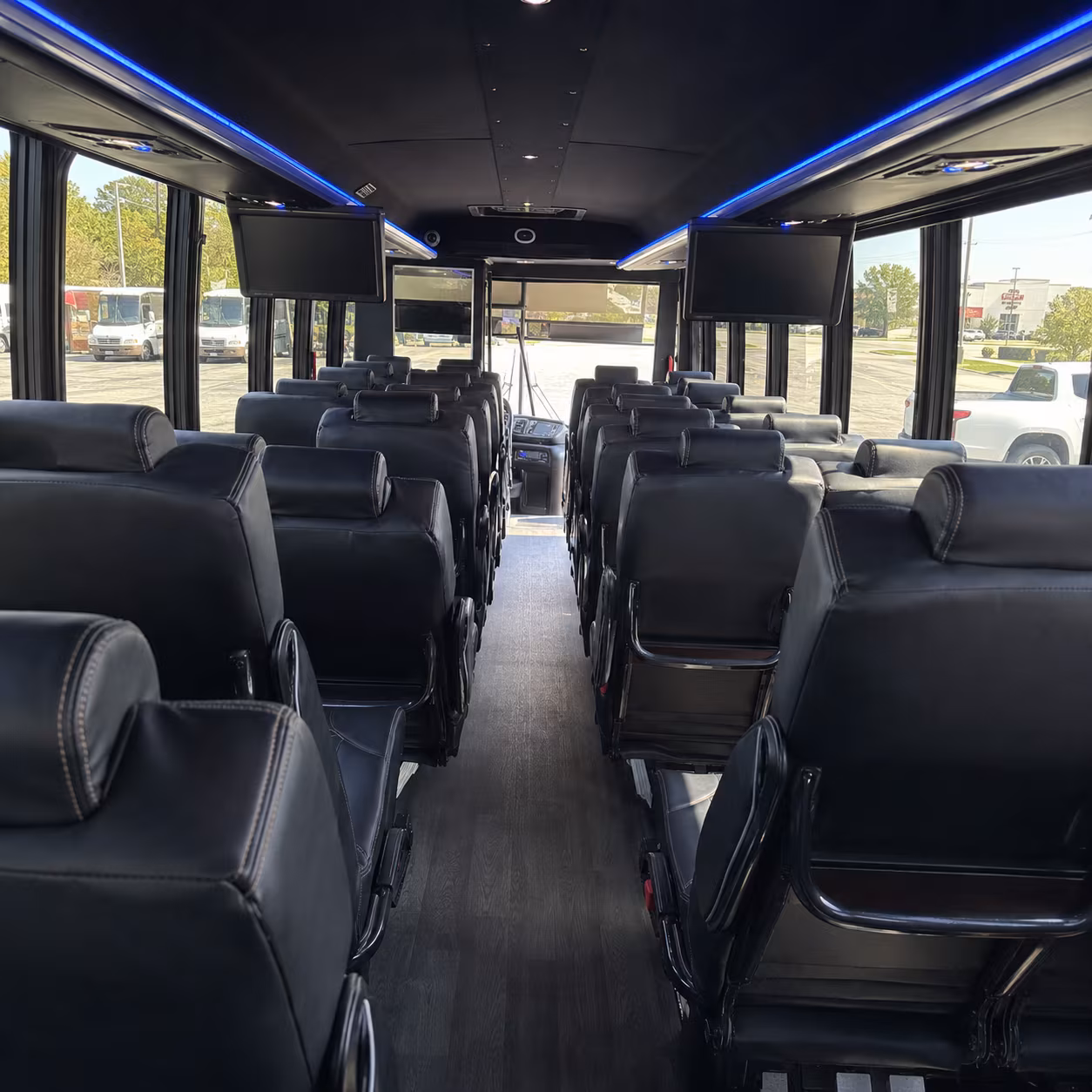 does the day of the week or the date change what a bus rental costs in woodland