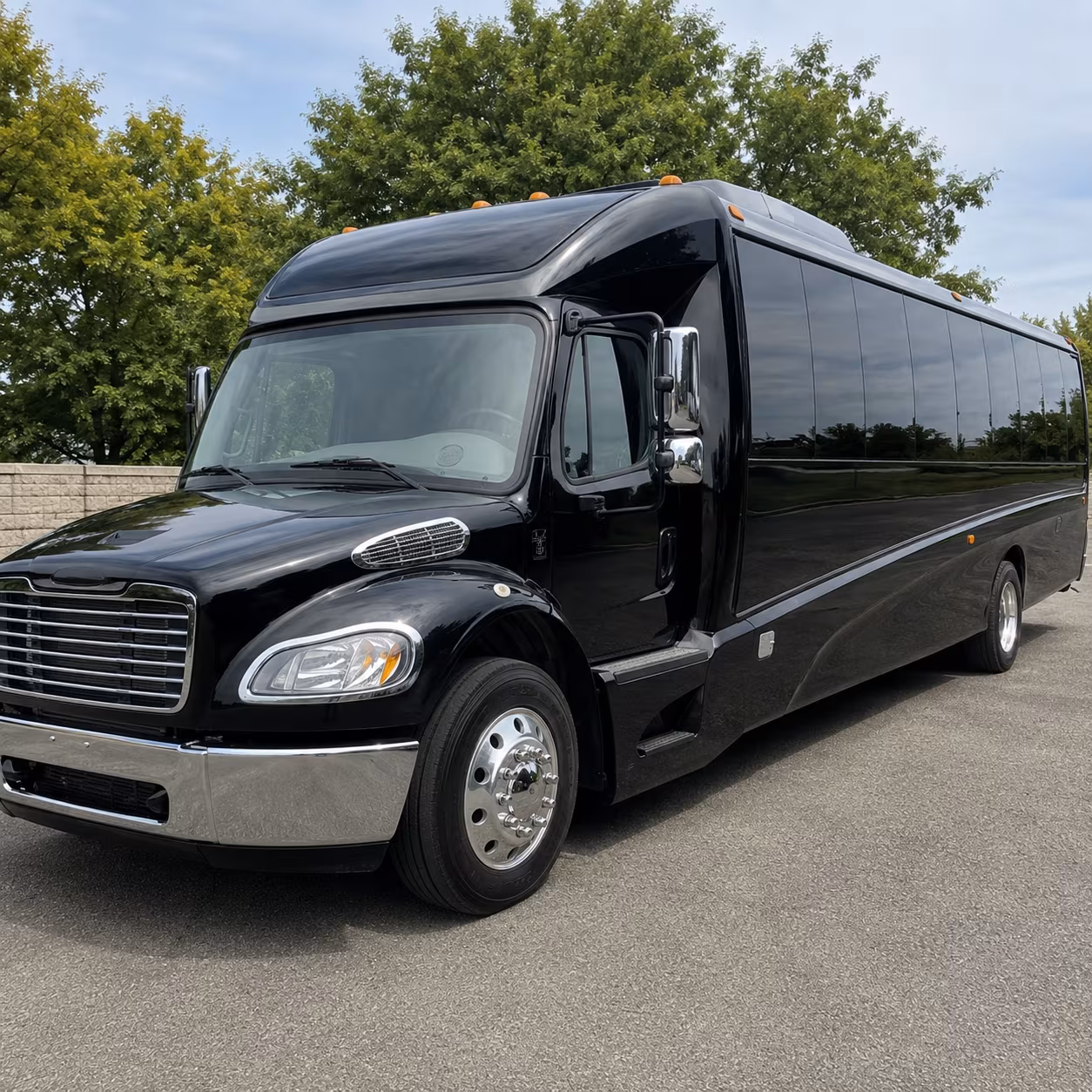 shuttle buses for weekly worship services in woodland