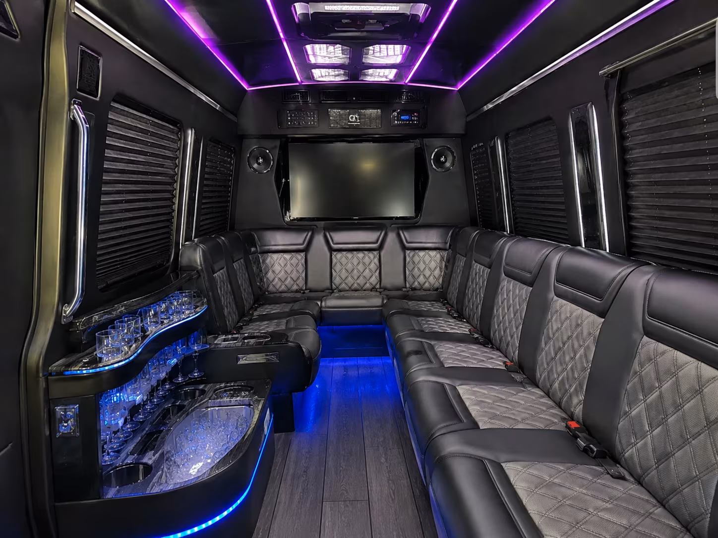sprinter limo rentals for woodland prom night vip arrivals