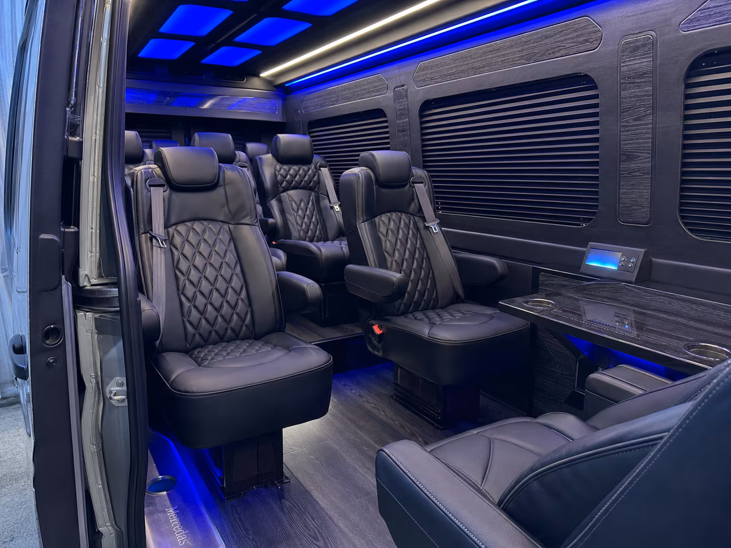 sprinter van transportation for groups and events across woodland