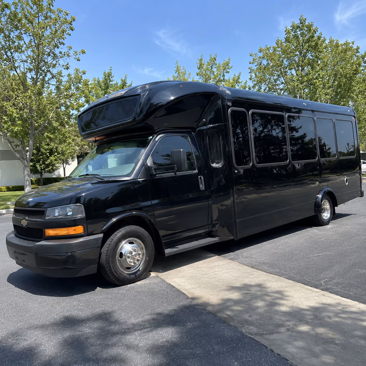 woodland 15 passenger party bus