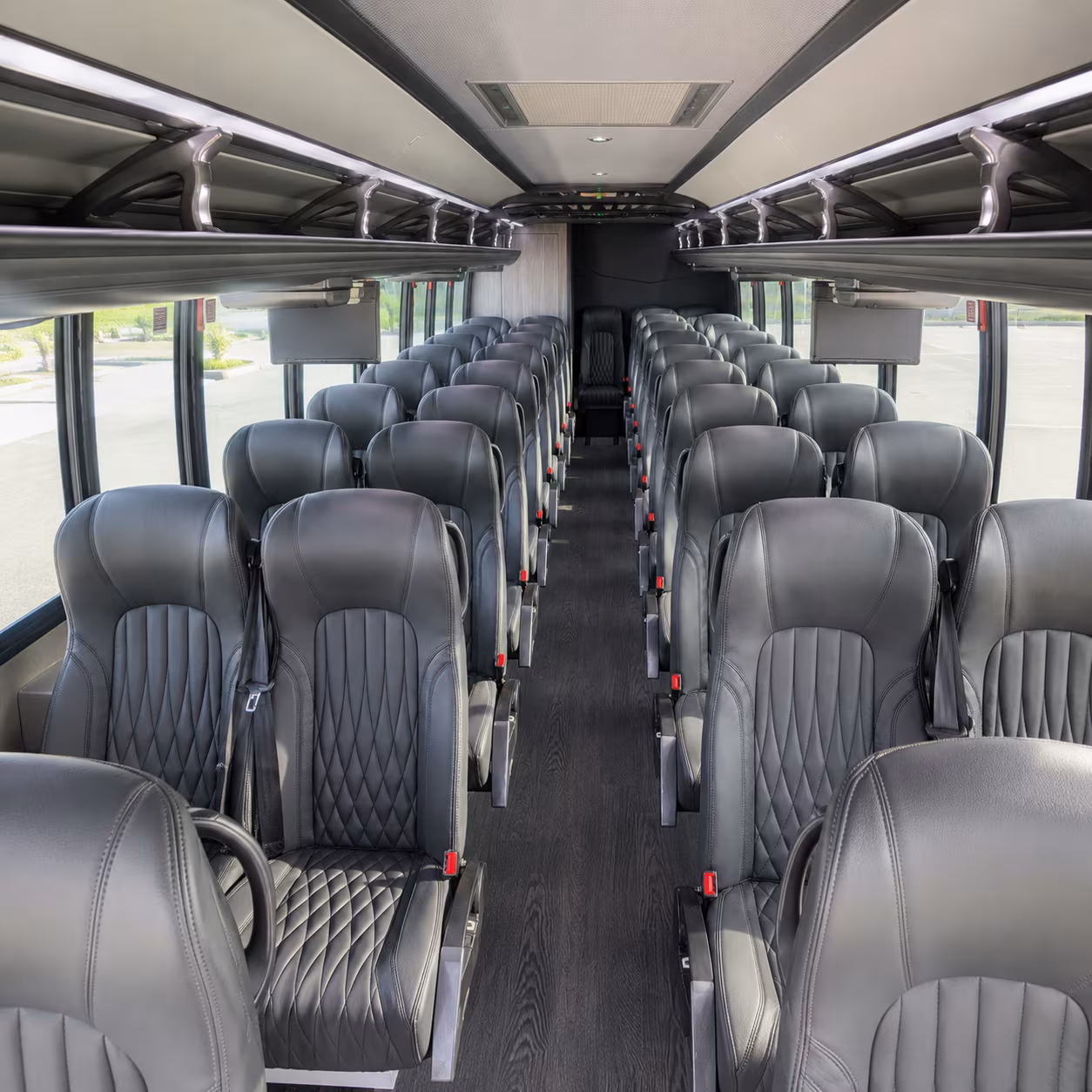 woodland 35 passenger minibus interior