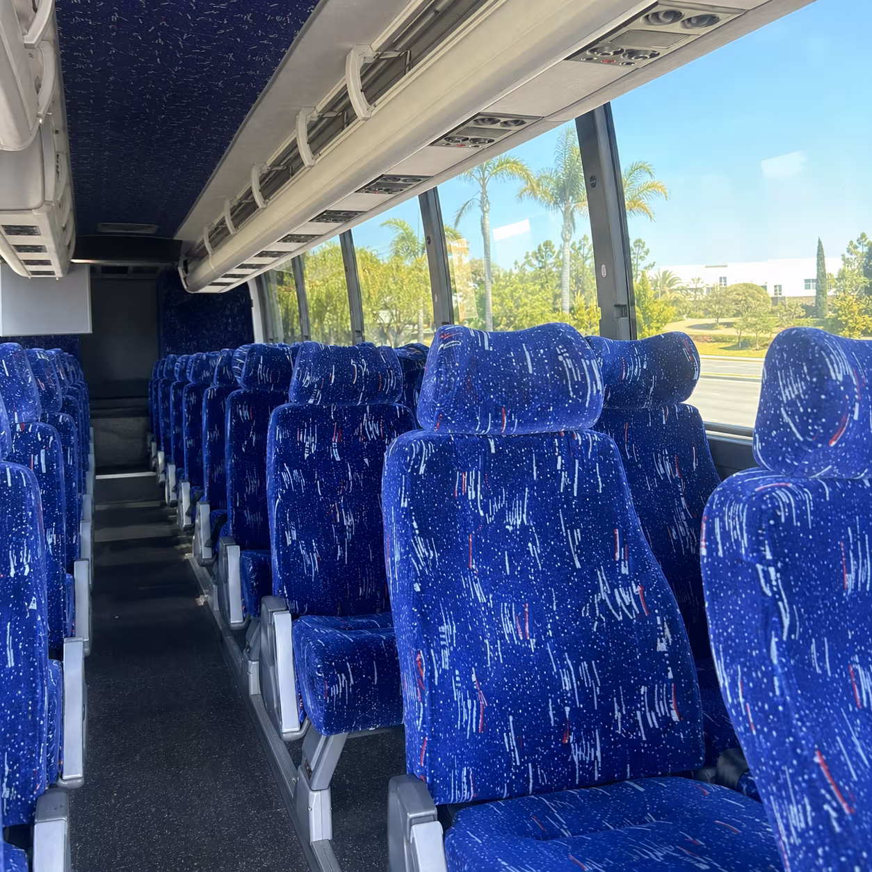 woodland bus rental service area