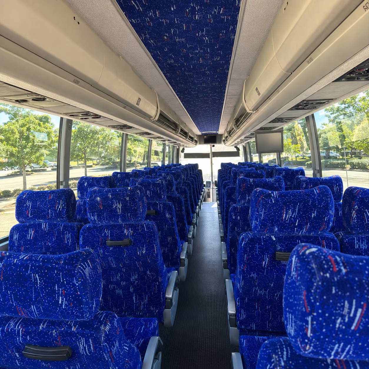 woodland charter bus