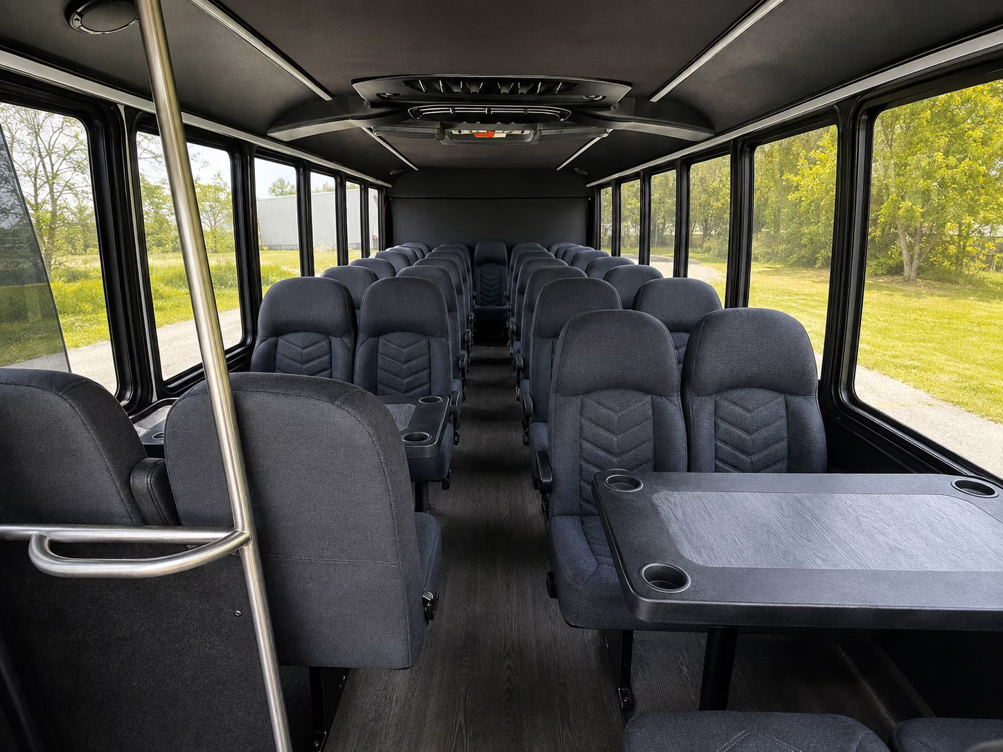 woodland concert transportation onboard seating