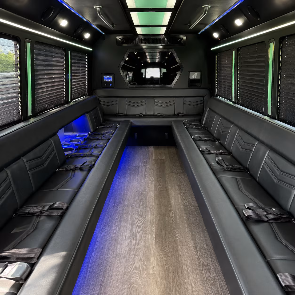 woodland new years eve party bus rental