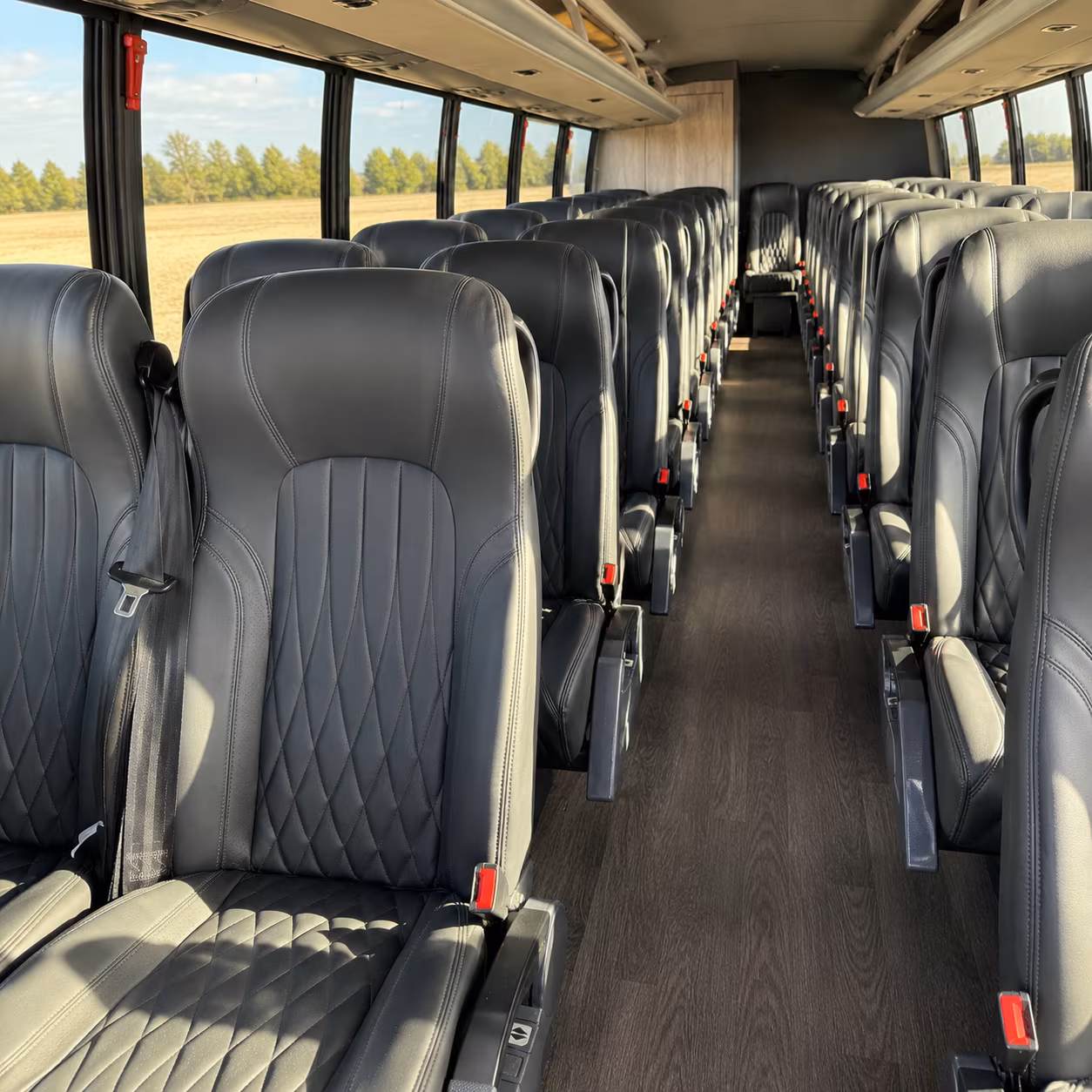 woodland prom transportation onboard seating