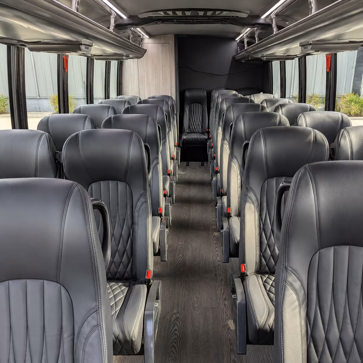 woodland religious group transportation onboard seating