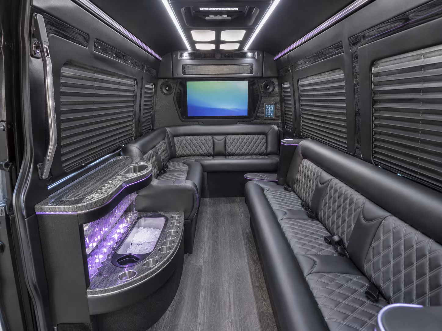 woodland sprinter limousine interior